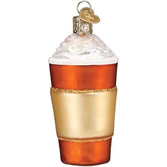 Old World Christmas Pumpkin Spice Latte Ornament Glass Blown - Picture 3 of 3